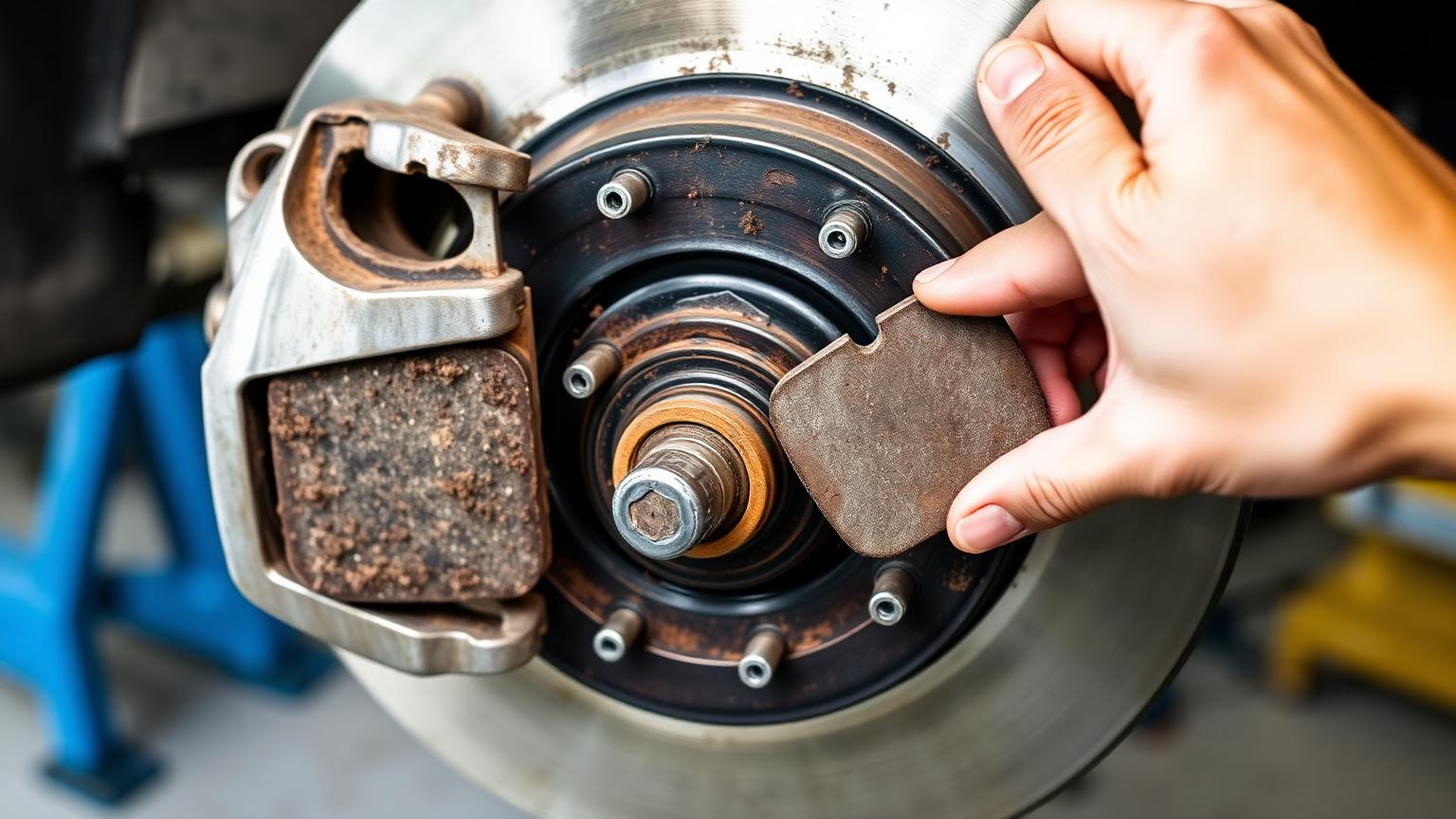 Mechanic running diagnostics on an engine bay